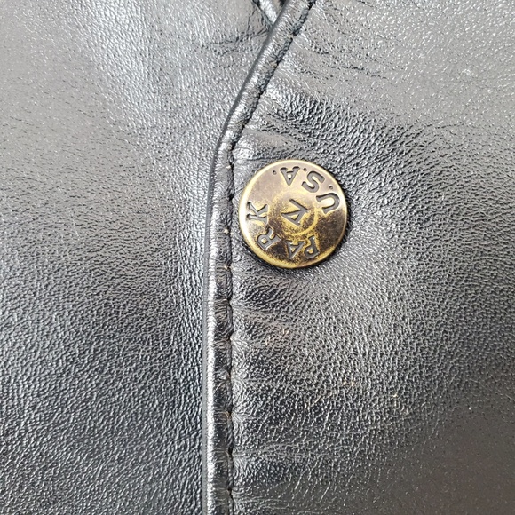 VTG 70s 80s Park V Leather Vest Harley Davidson - Picture 4 of 7